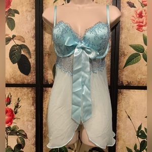 Minty Blue Victoria’s Secret Negligee ❄️
